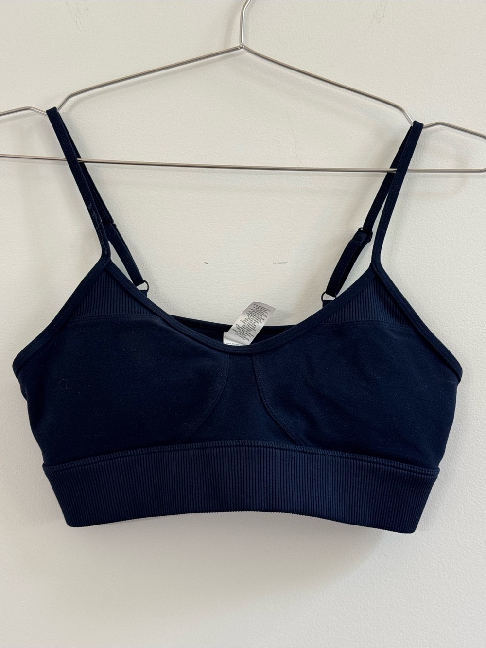 Converse Navy Blue Adjustable-Strap Sports Bra